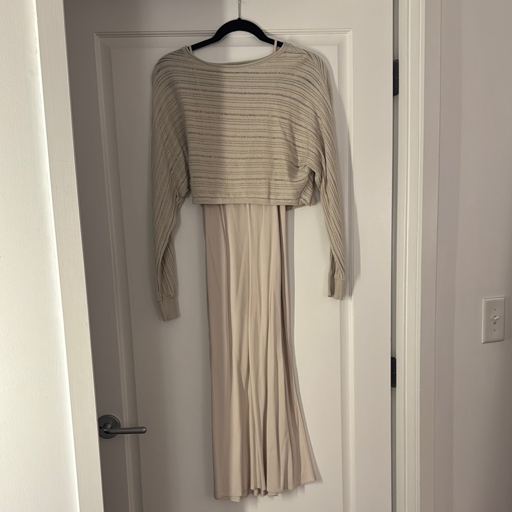 DH New York XS Sweater and Slip Dress Set